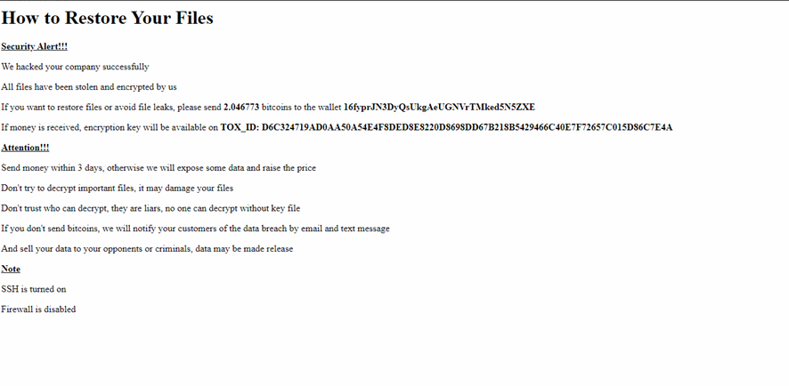 Ransomware ESXiArgs